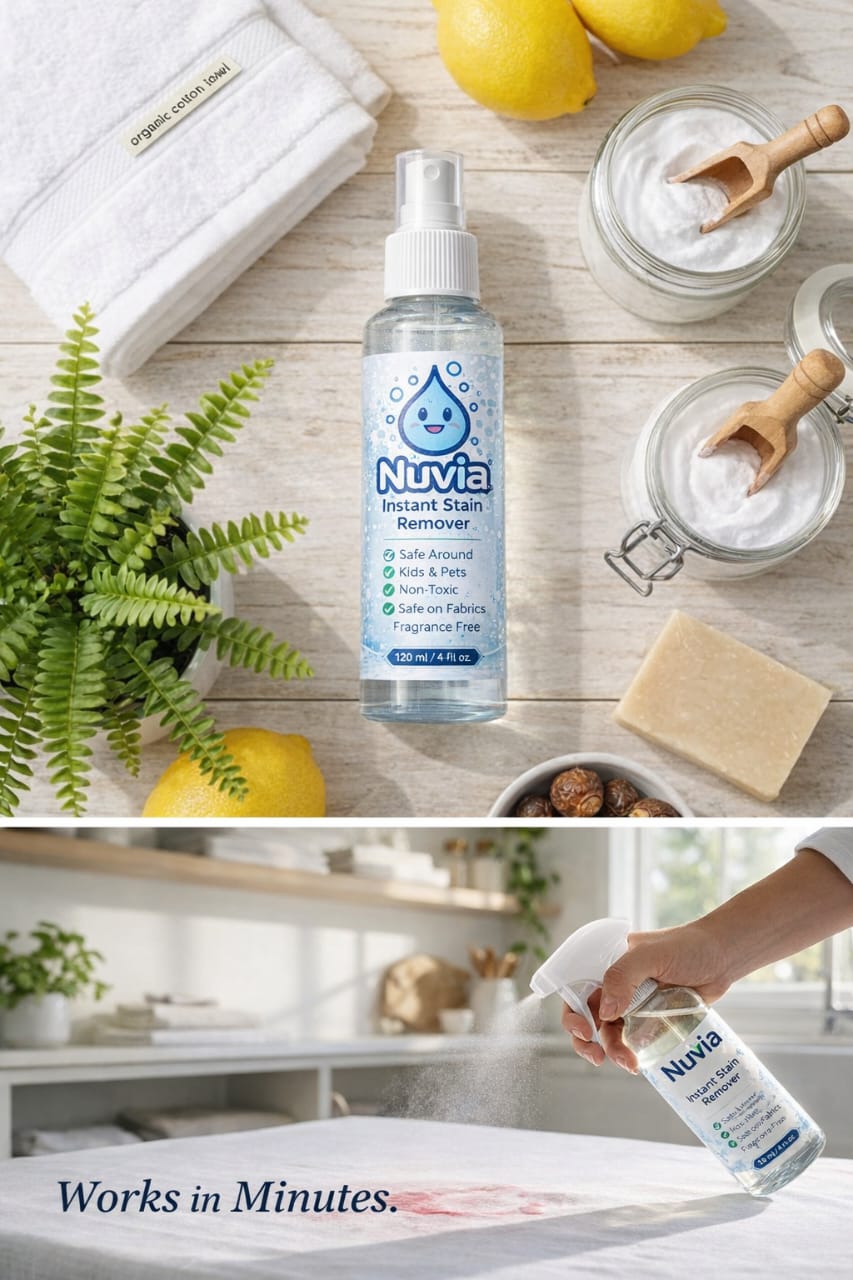 🌟 NUVIA – The Instant Stain Remover Spray